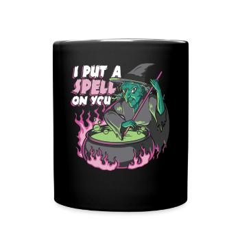 Witch Halloween Costume I Put A Spell On You - Full Colour Mug - black - Front