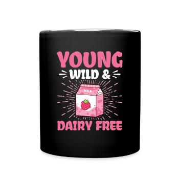 Jung Wild & Lactose-free - Intolerance to milk - Full Colour Mug - black - Front
