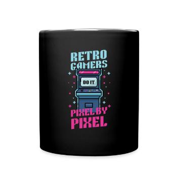 Lecteurs vidéo Retro Gamer Gaming Classic 80s - Mug uni - noir - Devant