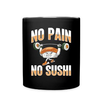 Cuisine japonaise Sushi Lovers Bodybuilders - Mug uni - noir - Devant