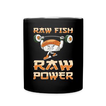 Cuisine japonaise Sushi Lovers Bodybuilders - Mug uni - noir - Devant