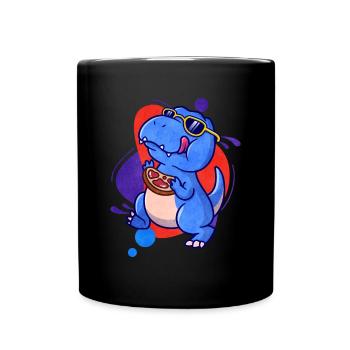 Steak - Tasse einfarbig - Schwarz - Vorne