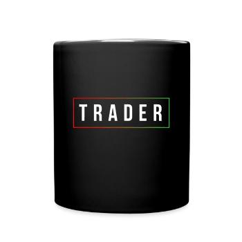 Gif boursier de négociation de jour simple minimal - Mug uni - noir - Devant