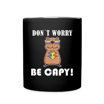 Capybara Capybara Cadeau - Mug uni - noir - Devant
