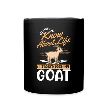 Chèvres Cadeau Chèvre Hôte Chèvre - Mug uni - noir - Devant
