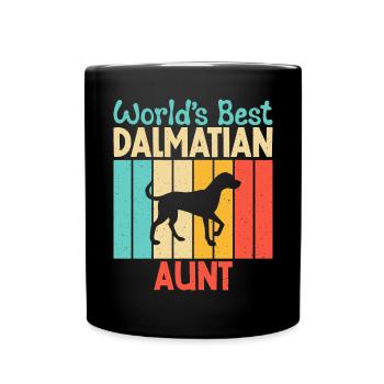 Gifts for Dalmatian Lovers - Full Colour Mug - black - Front