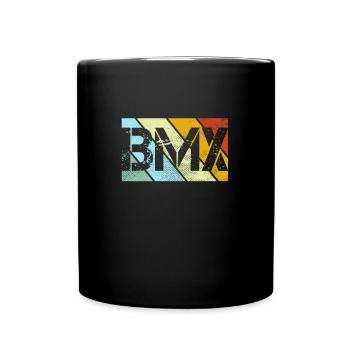 BMX Retro - Tasse einfarbig - Schwarz - Vorne