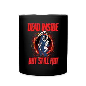 Lustige Gothic Goth - Tasse einfarbig - Schwarz - Vorne