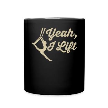 Aerial Silk Aerialist - Full Colour Mug - black - Front