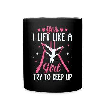 Aerial Silk Aerialist - Tasse einfarbig - Schwarz - Vorne