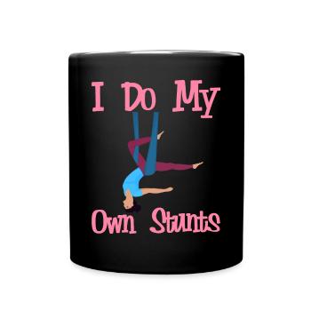 Aerial Silk Aerialist - Tasse einfarbig - Schwarz - Vorne