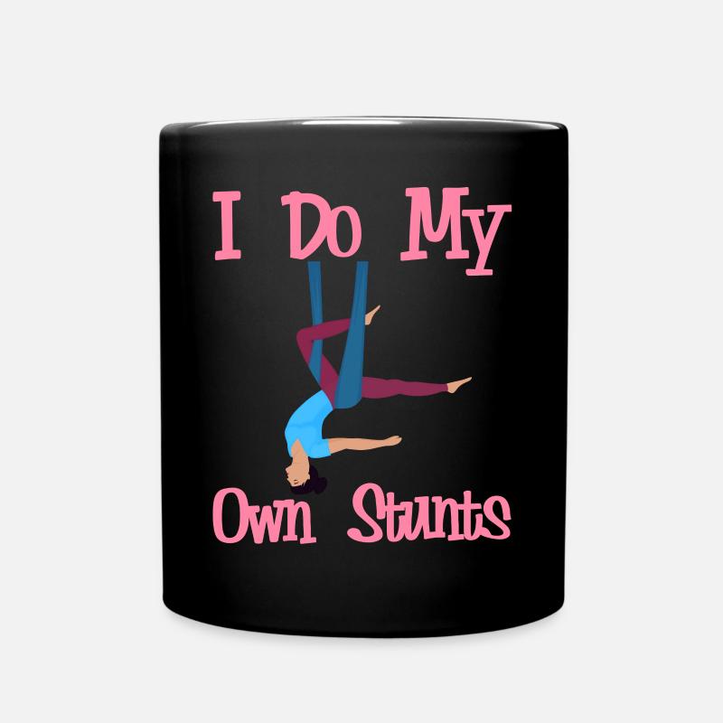 Aerial Silk Aerialist - Tasse einfarbig - Schwarz