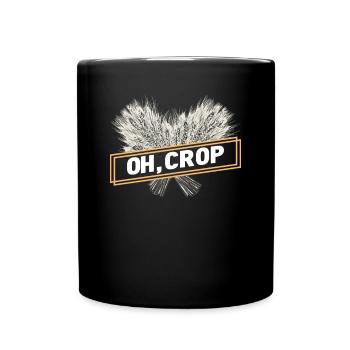 Farmer Farmer Grain Farmer Farm Country Egg - Full Colour Mug - black - Front