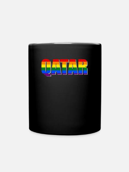QATAR LGBTQIA - Tasse einfarbig - Schwarz