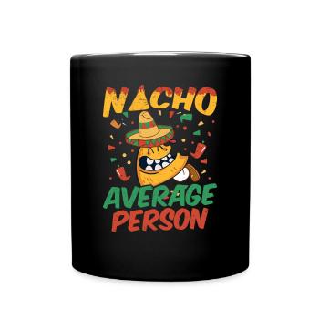 Nacho Salsa Dip Mexikanisch Mexiko Latino - Tasse einfarbig - Schwarz - Vorne