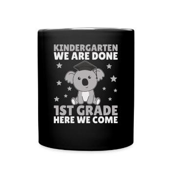 Kids Kindergarten graduate Koala 1st grade - Tasse einfarbig - Schwarz - Vorne