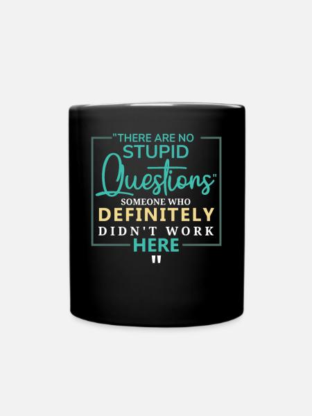 Commentaire ironique d’un collègue sarcastique - Mug uni - noir