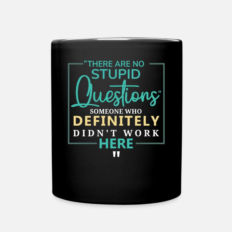 Commentaire ironique d’un collègue sarcastique - Mug uni - noir