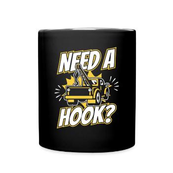 Besoin d’une dépanneuse à crochet - Mug uni - noir - Devant