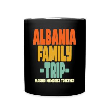 Vacances en famille en Albanie - Mug uni - noir - Devant