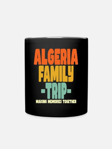 Vacances en famille en Algérie - Mug uni - noir