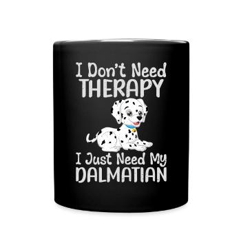 Cadeaux pour les amoureux dalmates - Mug uni - noir - Devant