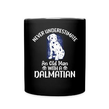 Gifts for Dalmatian Lovers - Full Colour Mug - black - Front