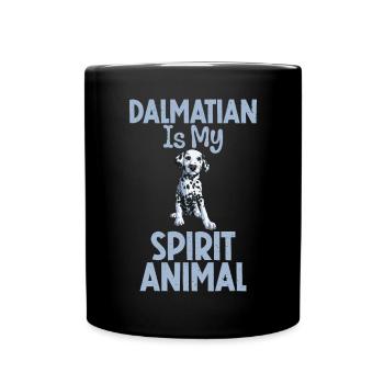 Cadeaux pour les amoureux dalmates - Mug uni - noir - Devant