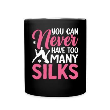 Aerial Silk Aerialist - Full Colour Mug - black - Front
