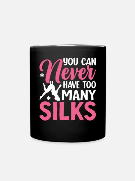 Aerial Silk Aerialist - Tasse einfarbig - Schwarz