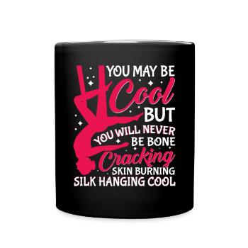 Aerial Silk Aerialist - Full Colour Mug - black - Front