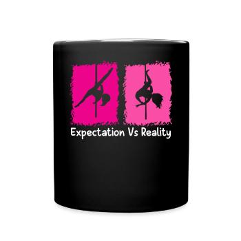 Aerial Silk Aerialist - Tasse einfarbig - Schwarz - Vorne