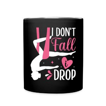 Aerial Silk Aerialist - Full Colour Mug - black - Front