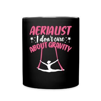 Air silk - Full Colour Mug - black - Front