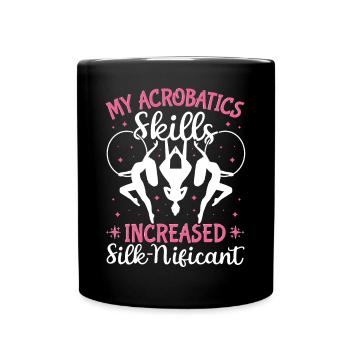 Aerial Silk Aerialist - Full Colour Mug - black - Front