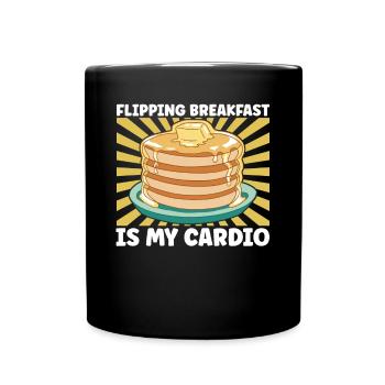 Pancake Breakfast - Full Colour Mug - black - Front