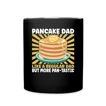 Papa crêpes - Mug uni - noir - Devant