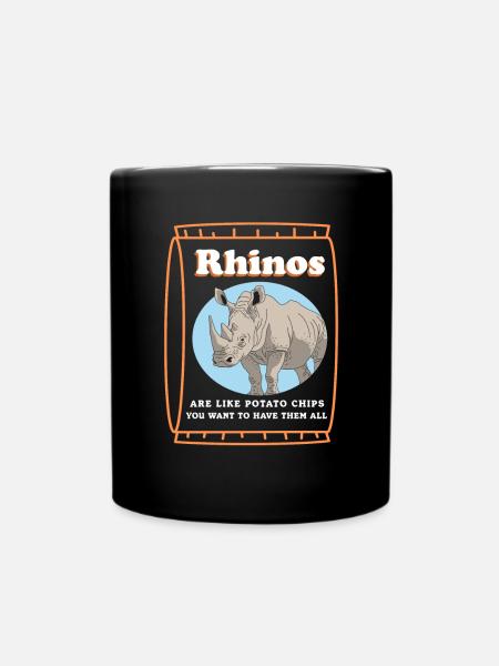 Rhinocéros Rhinocéros Rhinocéros Cadeau - Mug uni - noir