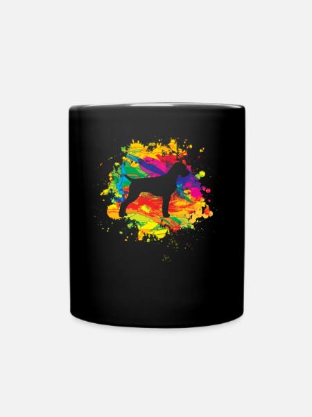 Hunde Deutsch Drahthaar Hundebesitzer - Tasse einfarbig - Schwarz