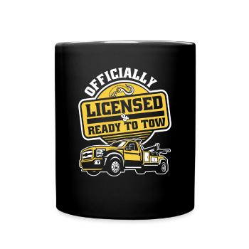 Officially Licensed Ready To Tow Tow Tow Truck - Full Colour Mug - black - Front