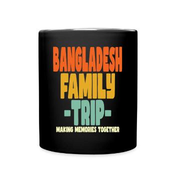 Bangladesh Family Trip Urlaub - Tasse einfarbig - Schwarz - Vorne