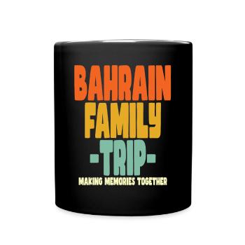 Vacances en famille à Bahreïn - Mug uni - noir - Devant