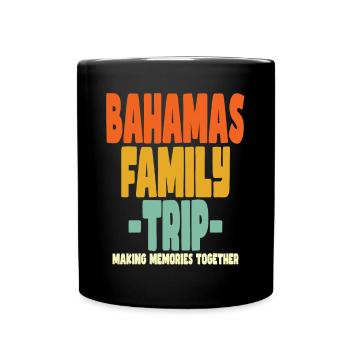Bahamas Vacances en famille - Mug uni - noir - Devant