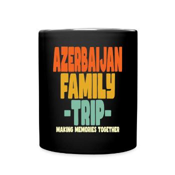Azerbaijan Family Trip Holidays - Full Colour Mug - black - Front