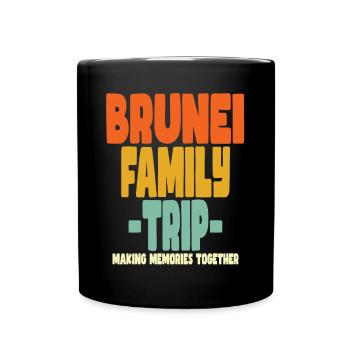 Brunei Family Trip Urlaub - Tasse einfarbig - Schwarz - Vorne