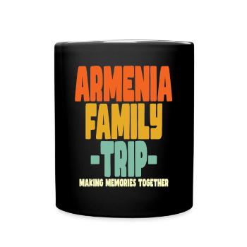 Armenia Family Trip Holidays - Full Colour Mug - black - Front