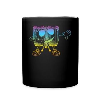 Conga Dab Dance Conga Drums Conga Drummer - Full Colour Mug - black - Front