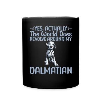 Gifts for Dalmatian Lovers - Full Colour Mug - black - Front