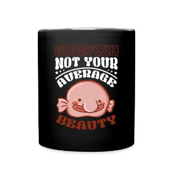 Marine Biologist Deep Sea Fish Blob Fish Ocean - Full Colour Mug - black - Front