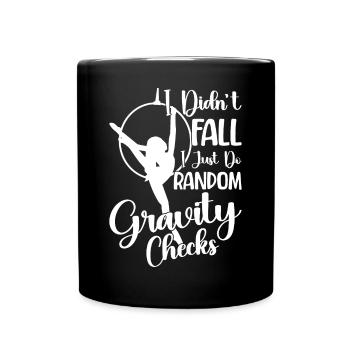 Aerial Silk Aerialist - Full Colour Mug - black - Front